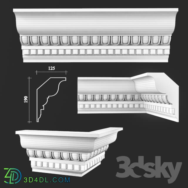 Decorative plaster - Cornices