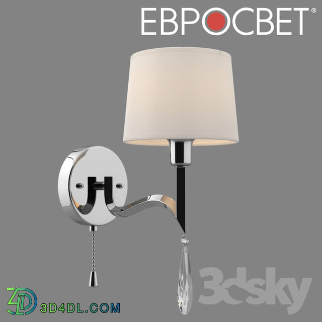 Wall light - OM Bra with lampshade Eurosvet 10093_1 Strotskis