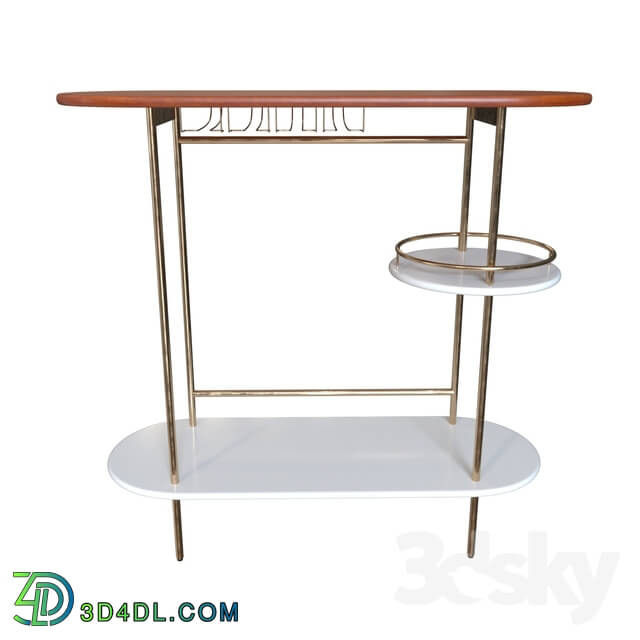 Table - Tiered bar console