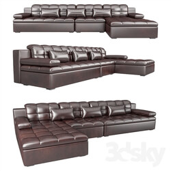 Sofa - PARLAK 330 leather corner sofa 