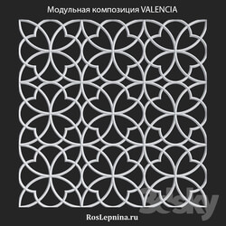 Decorative plaster - OM Modular composition VALENCIA from RosLepnina 