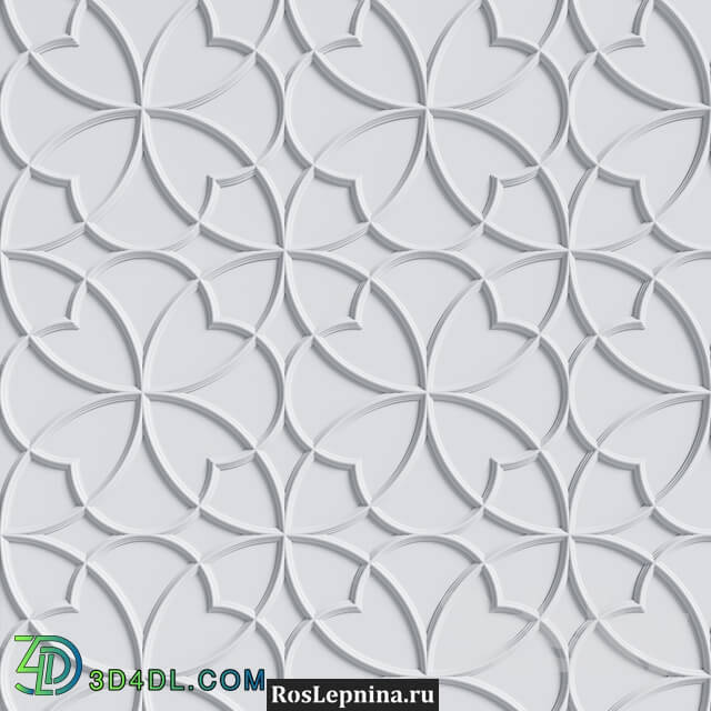 Decorative plaster - OM Modular composition VALENCIA from RosLepnina