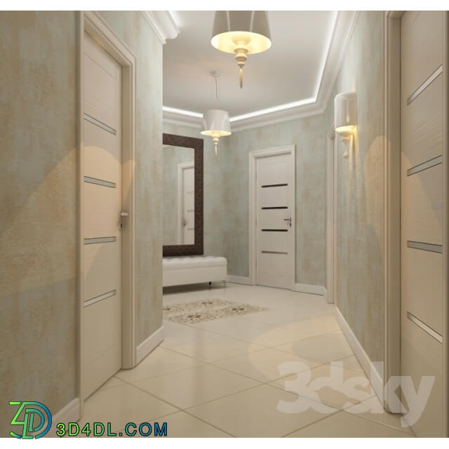 Decorative plaster - Cornice Polyurethane backlit C902