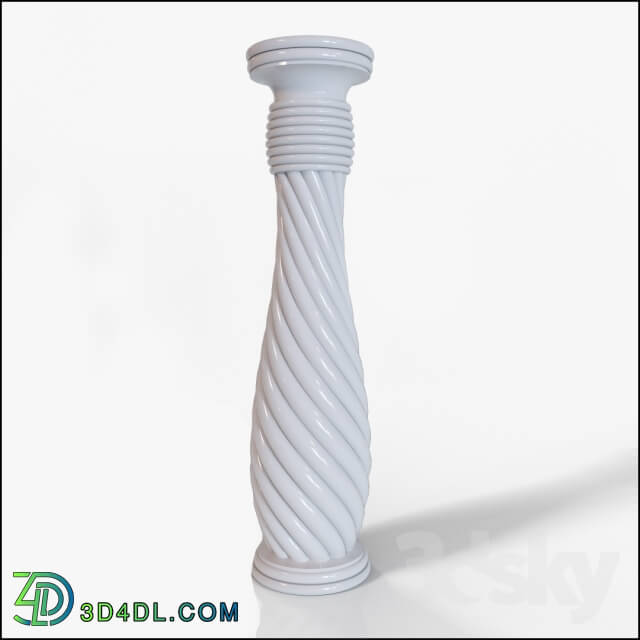 Decorative plaster - Column spiral