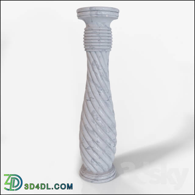 Decorative plaster - Column spiral