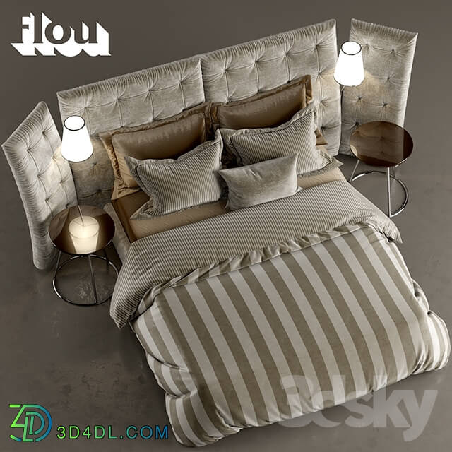 Bed - Bed ANGLE flou