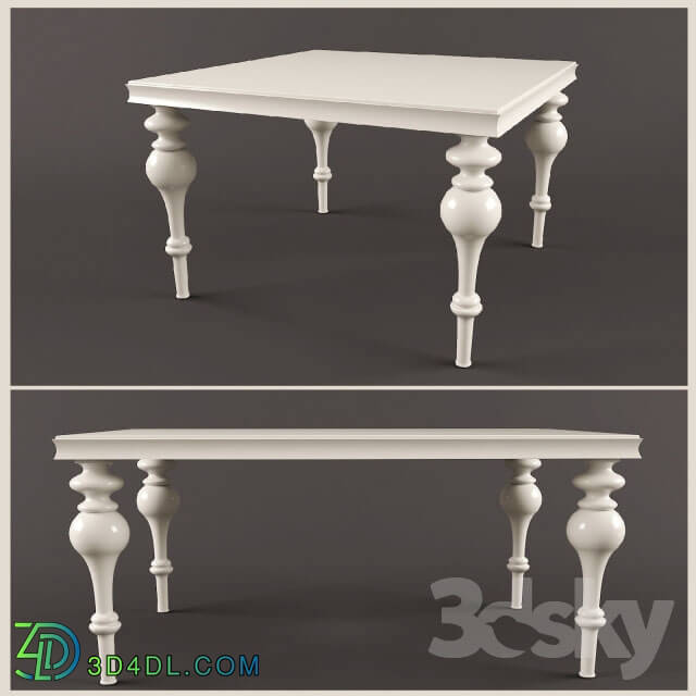 Table - Magnolia White Lacquer