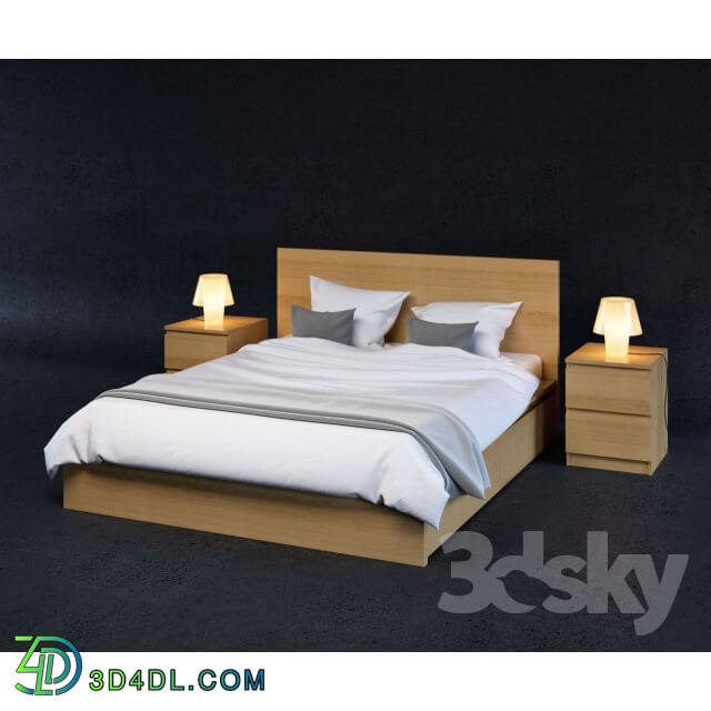 Bed - Bed IKEA MALM