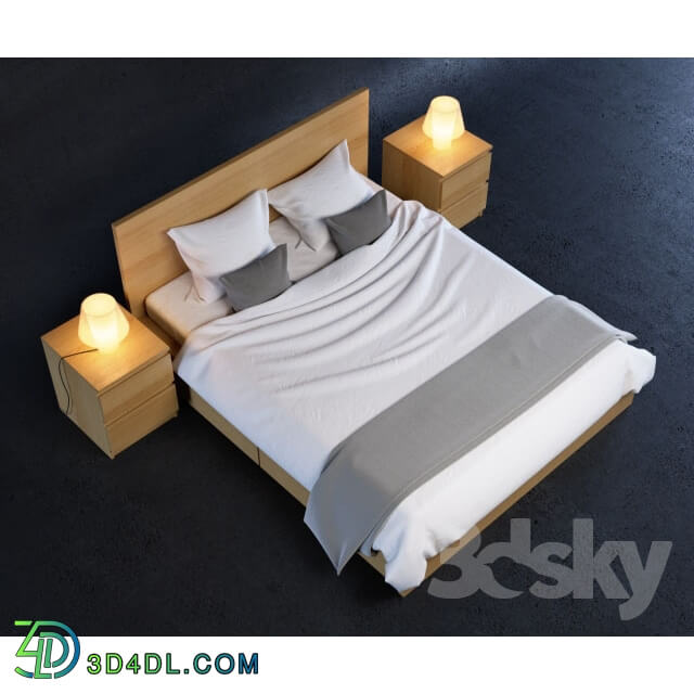 Bed - Bed IKEA MALM