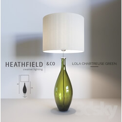 Table lamp - Lola chartreuse green 