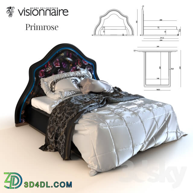 Bed - Visionnaire Primrose Bed