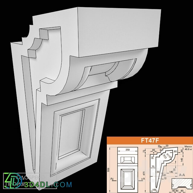 Decorative plaster - Bracket