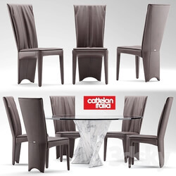 Table _ Chair - Table and chairs cattelan italia AURELIA 