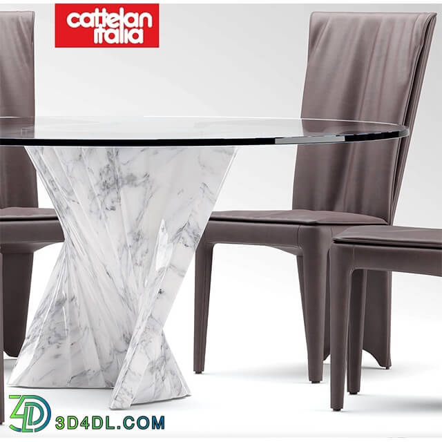 Table _ Chair - Table and chairs cattelan italia AURELIA