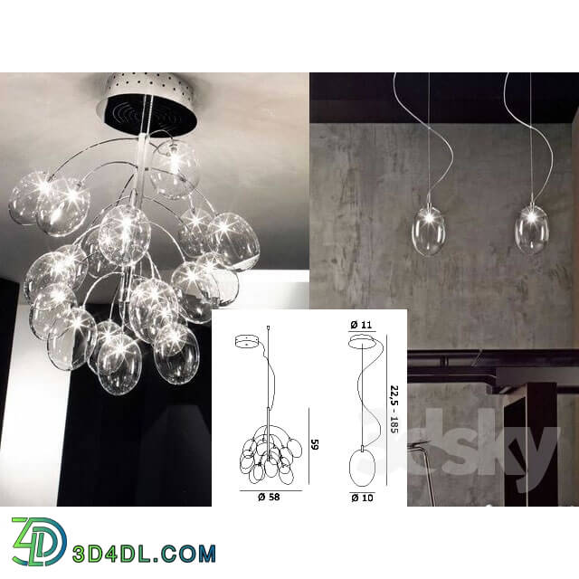 Ceiling light - deMajo-Prosecco