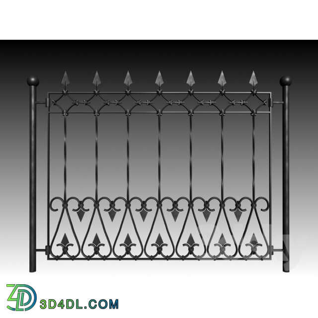 Other architectural elements - the fence -2