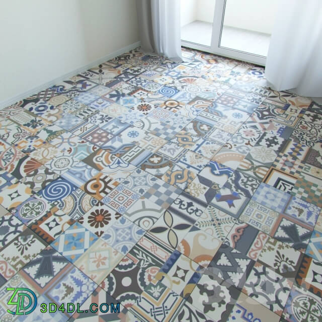 Tile - Porcelain Realonda _Spain__ Patchwork-series is