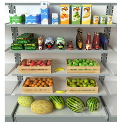 Shop - Rack with products 