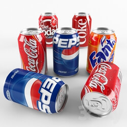 Food and drinks - Soft drink cans 