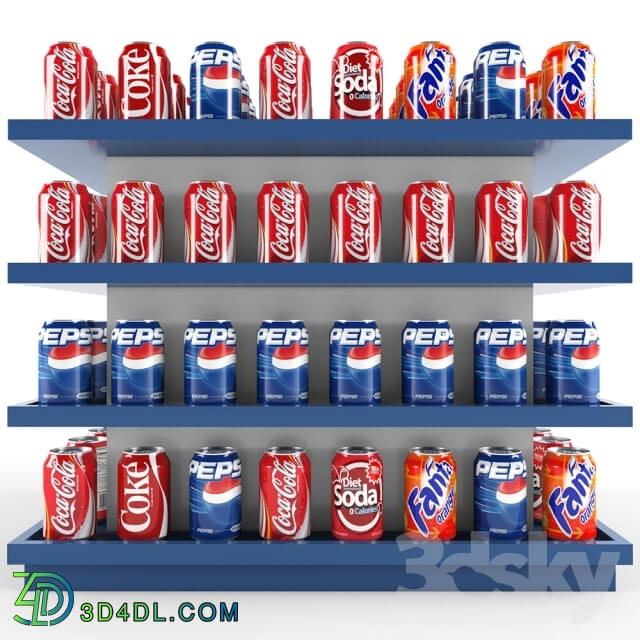 Food and drinks - Soft drink cans