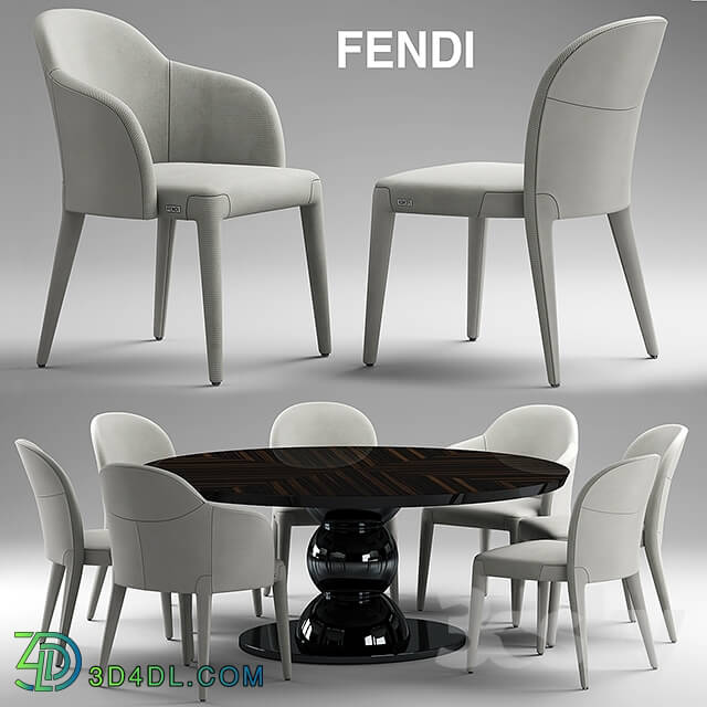 Table _ Chair - Table and chairs fendi Audrey Chair