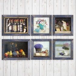 Frame - collection of paintings in the style of Provence 
