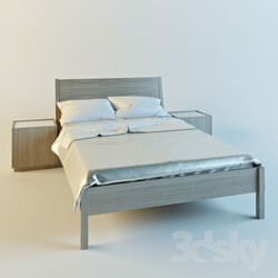 Bed - IKEA. Bed - NIVOLL _ curbstone-Nivoll 