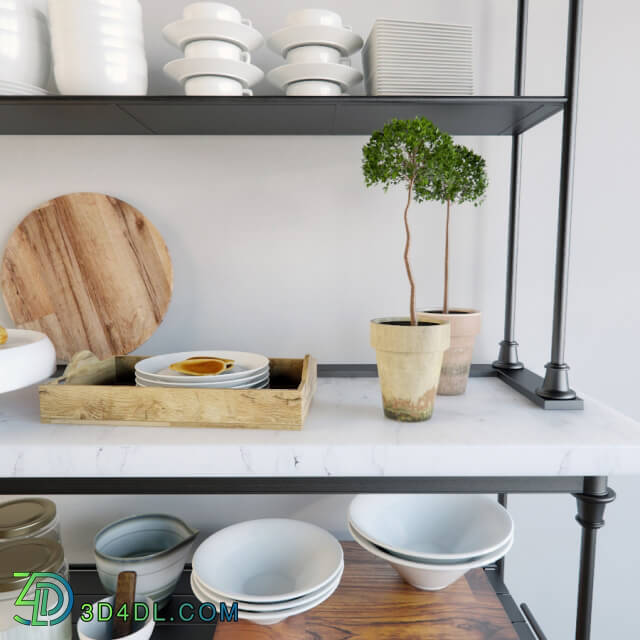 Other kitchen accessories - Shelving in the kitchen