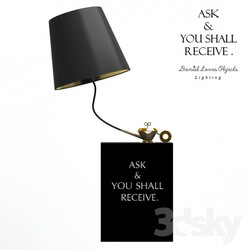 Table lamp - ASK _amp_ YOU SHALL RECEIVE 