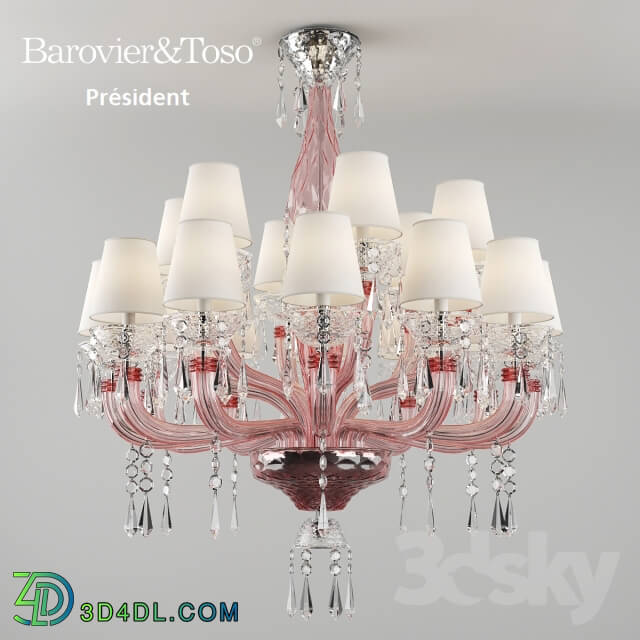 Ceiling light - Barovier_Toso President 5695 _ 18A