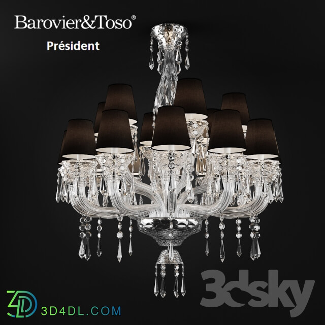 Ceiling light - Barovier_Toso President 5695 _ 18A