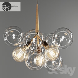 Ceiling light - Pendant lamp Romatti Bubble glass chandelier by PELLE 