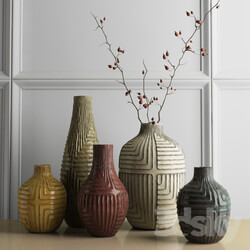 Vase - West Elm - Linework vases 