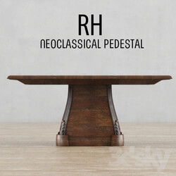 Table - Rh-NEOCLASSICAL PEDESTAL 