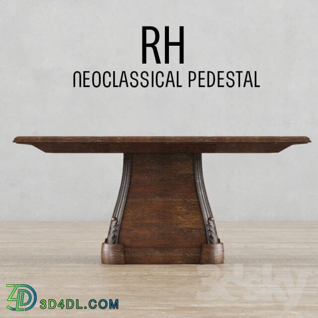 Table - Rh-NEOCLASSICAL PEDESTAL