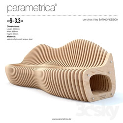 Other architectural elements - The parametric bench _Parametrica Bench S-3.2_ 