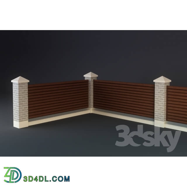 Other architectural elements - Fence section