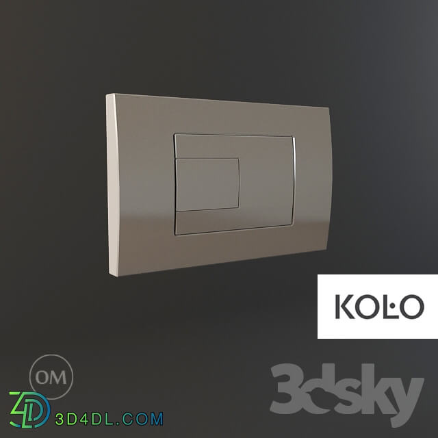 Toilet and Bidet - KOLO Wc button fusion chrom