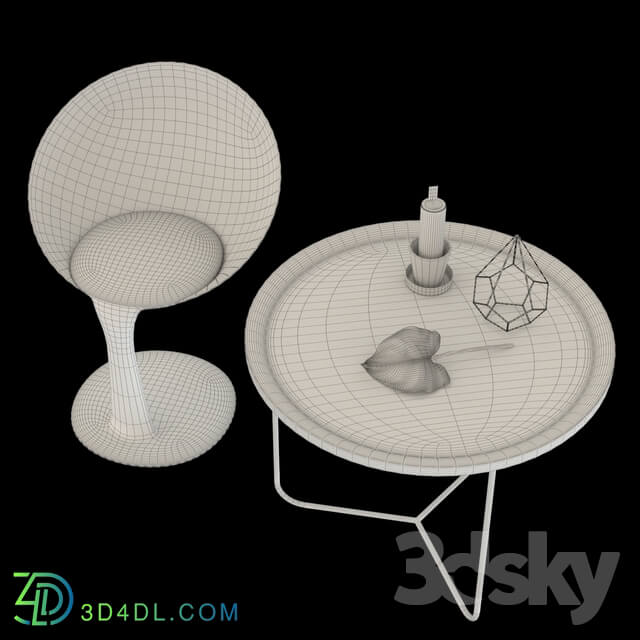 Table _ Chair - modern set