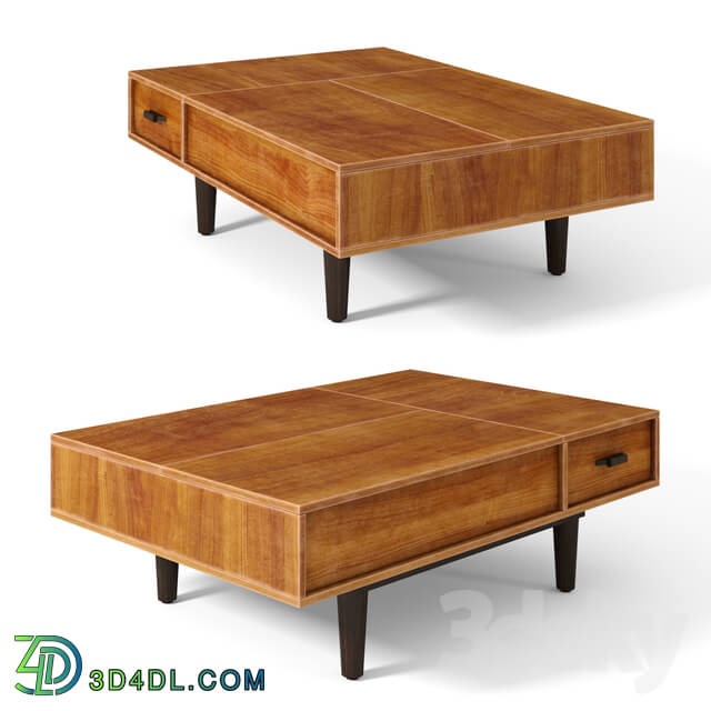 Table - LARS WEST ELM Mid Century coffee table