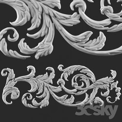 Decorative plaster - ornament 3 