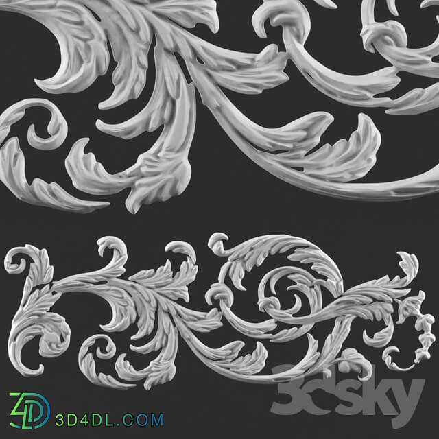 Decorative plaster - ornament 3