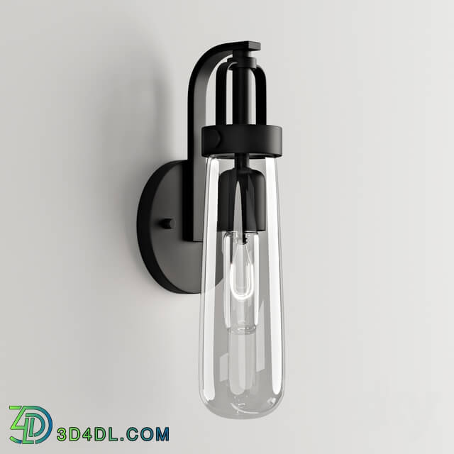 Wall light - Clear Glass Vial Wall Sconce