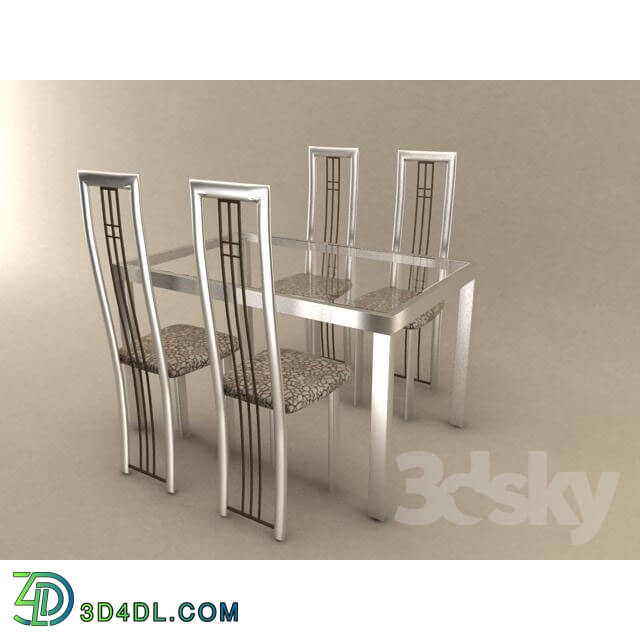 Table _ Chair - table with chairs