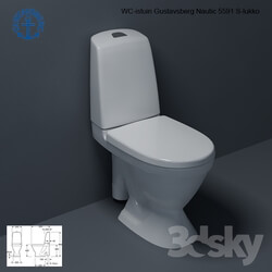 Toilet and Bidet - WC-istuin Gustavsberg Nautic 5591 