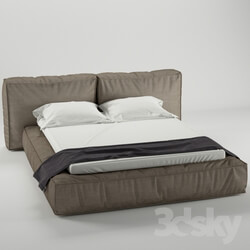 Bed - Bonaldo Fluff bed with linen 