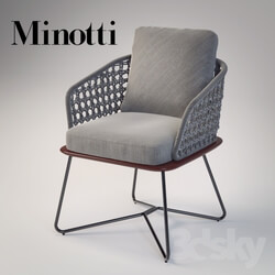 Arm chair - Minotti rivera little armchair 