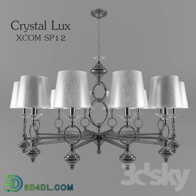 Ceiling light - Chandelier Crystal Lux XCOM SP12