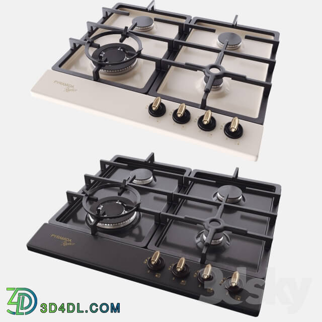 Kitchen appliance - Hob pyramida pfe 642 ivory Rustico _beige and black_