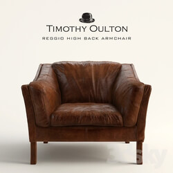 Arm chair - REGGIO HIGH BACK ARMCHAIR_ Timothy Oulton 